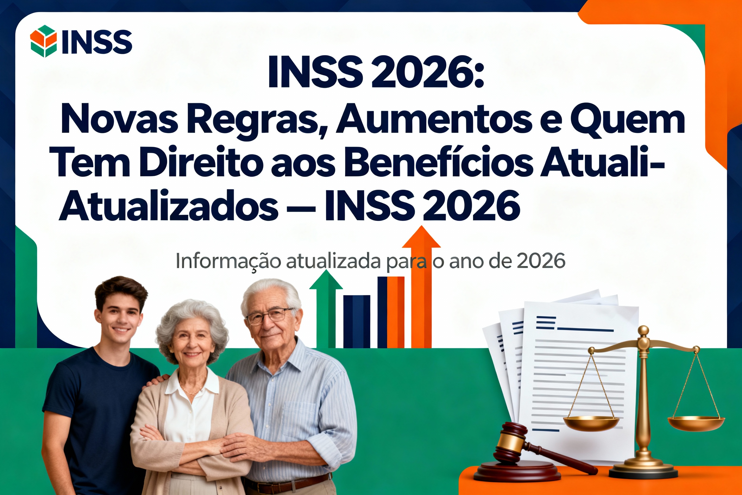 INSS 2026 Novas Regras, Aumentos e Quem Tem Direito aos Benefícios Atualizados — INSS 2026